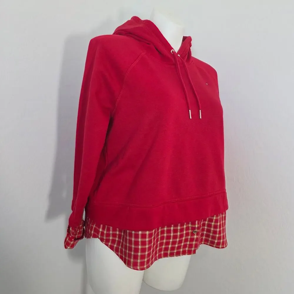 Tommy Hilfiger Layered Pullover Hoodie sz XXL - Picture 3 of 8